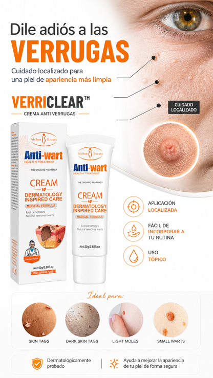 VERRICLEAR™ – Crema Anti Verrugas