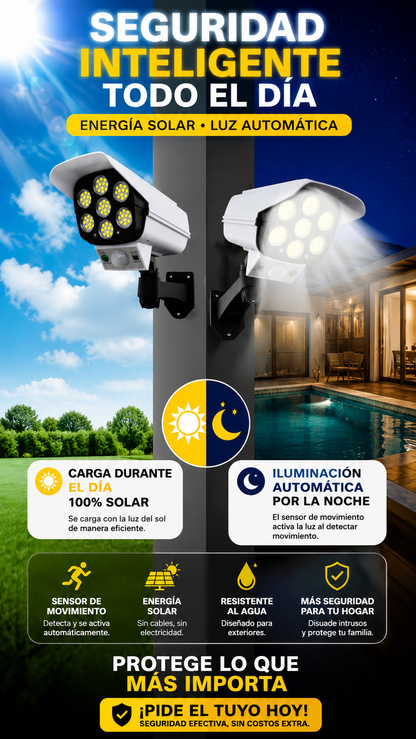 CamGuard Solar - Disuasor Contra Robos (Control de Regalo)