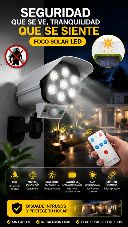 CamGuard Solar - Disuasor Contra Robos (Control de Regalo)